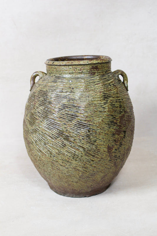 Antique Earthenware Preserve Pots - AEP 9