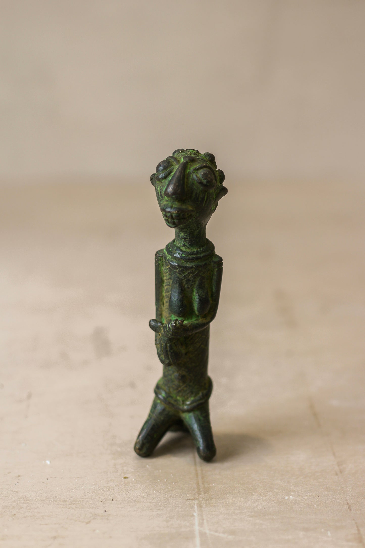 Benin Bronze Statue - 79.4