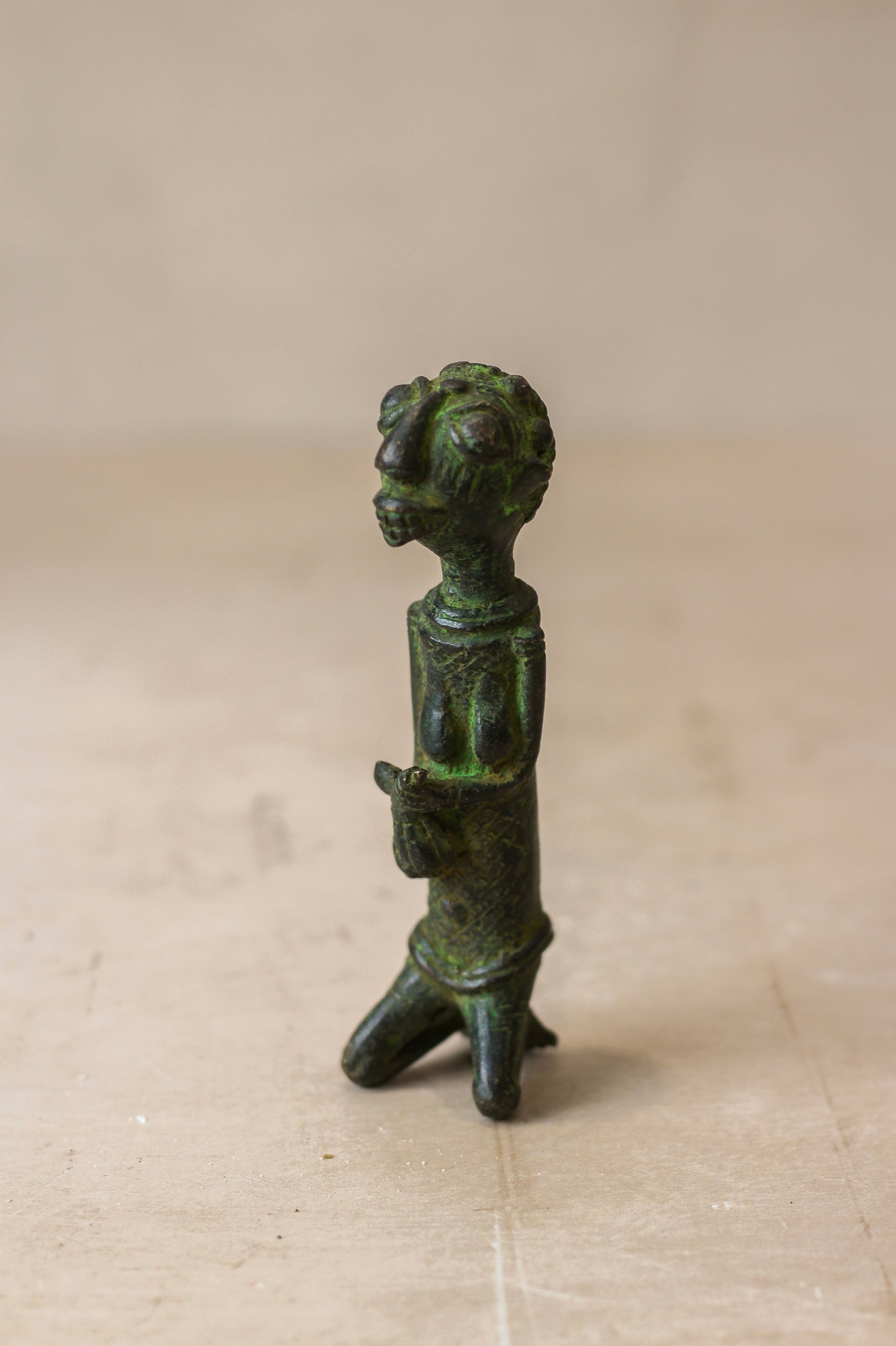 Benin Bronze Statue - 79.4