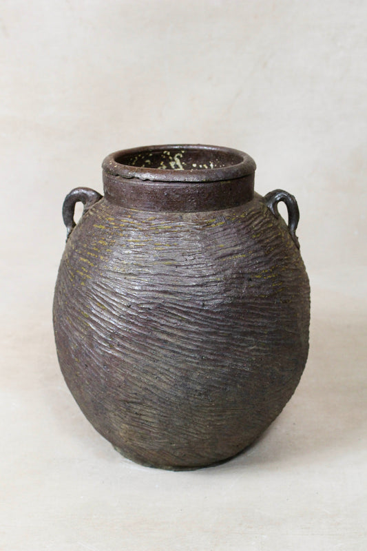 Antique Earthenware Preserve Pots - AEP 13