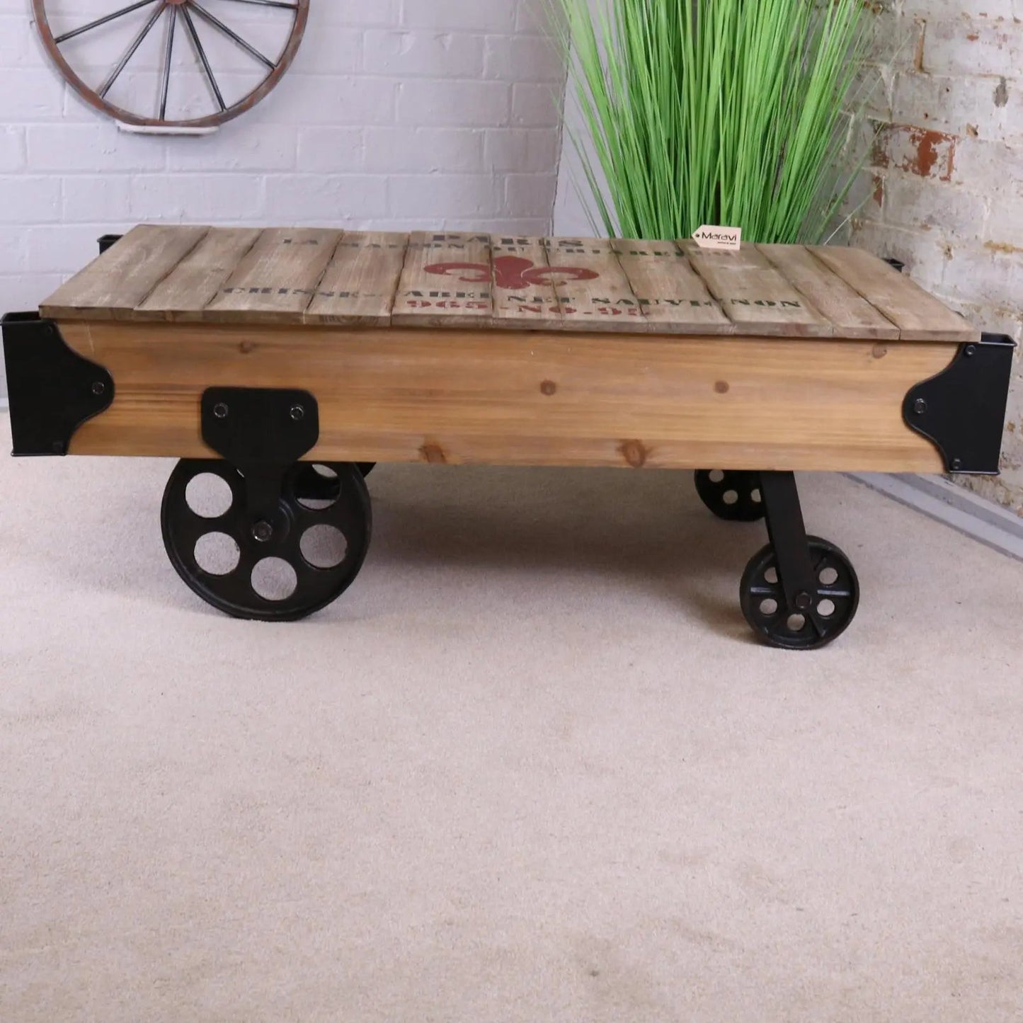 Sonala Rustic Railway Coffee Table