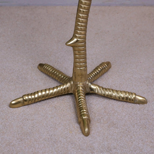 Maraal Flamingo Side Table Gold Leg Glass Top