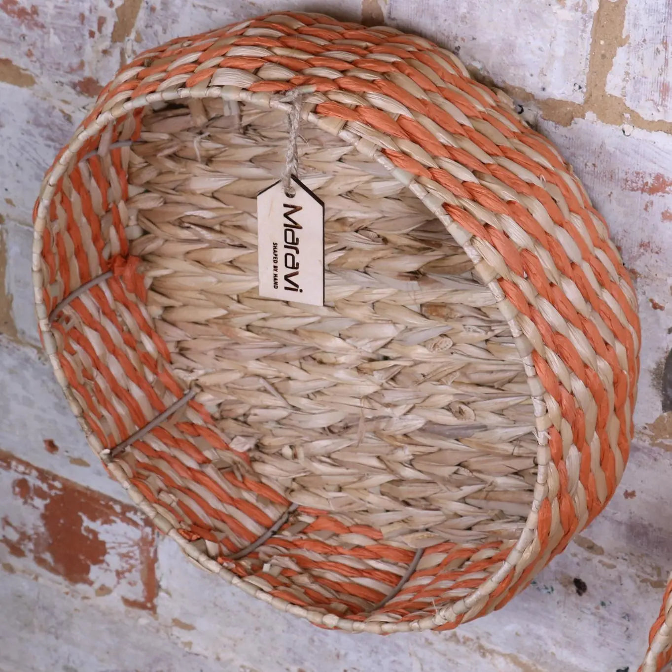 Kurasin Set of 3 Decorative Wall Baskets Bowl