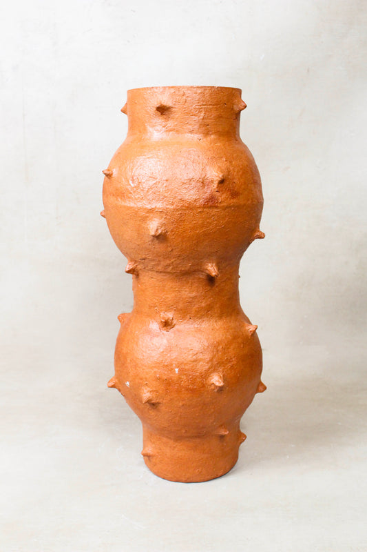 Gege Paper Mache Vase Carbon No51