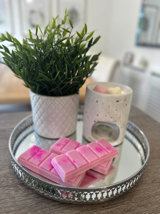 Rhubarb & Rose Wax Melts Sweet, Floral & Beautifully Bold