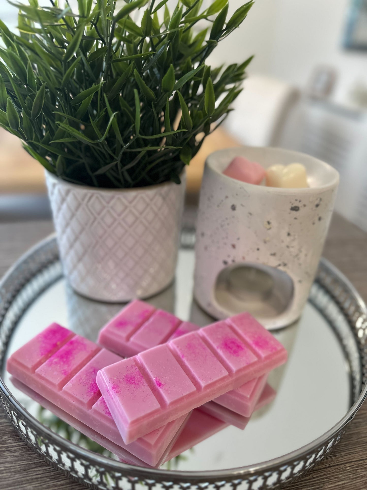 Rhubarb & Rose Wax Melts Sweet, Floral & Beautifully Bold
