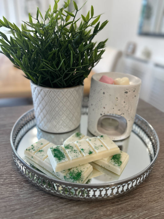 Lime, Basil & Mandarin Wax Melts Modern Classic With A Twist