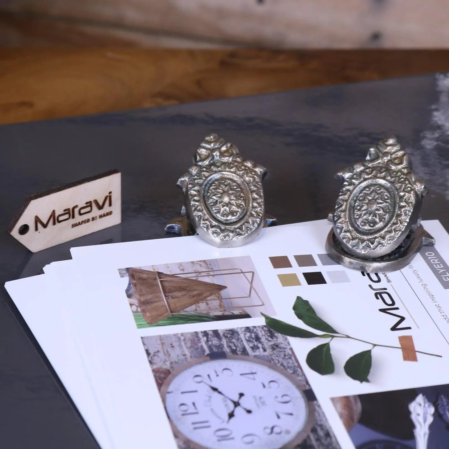 Jarhi Ornate Georgian Design Luxury Paper Clip Set of 2