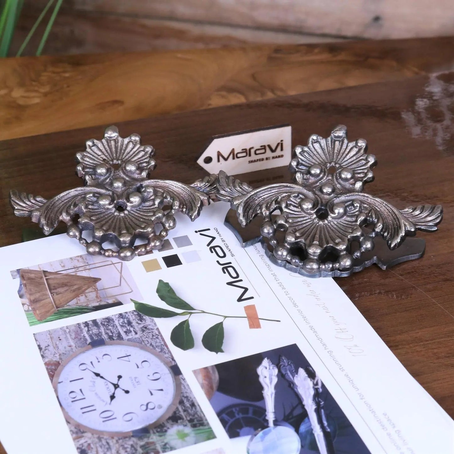 Kui Ornate Victorian Design Luxury Paper Clip Set of 2