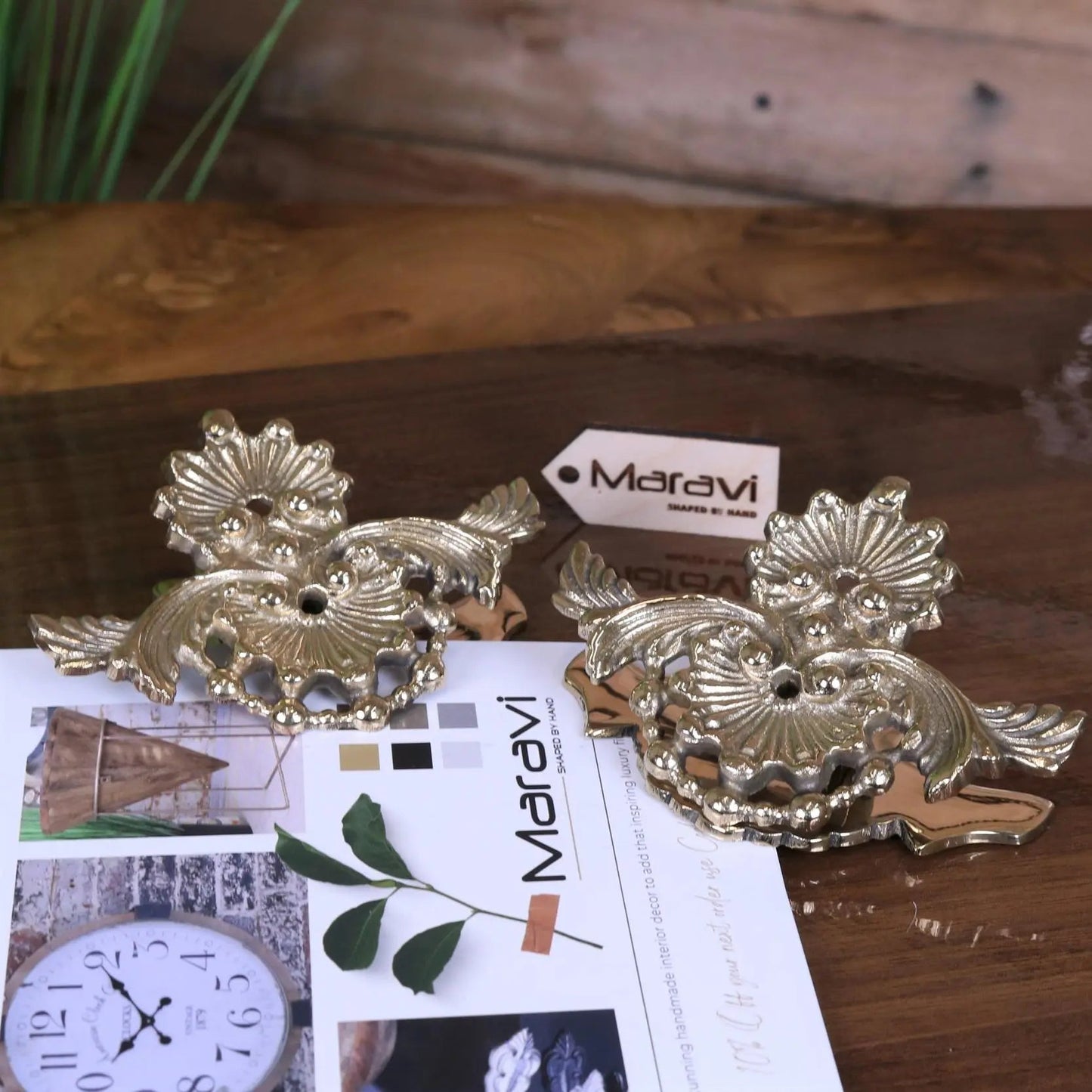 Kui Ornate Victorian Design Luxury Paper Clip Set of 2