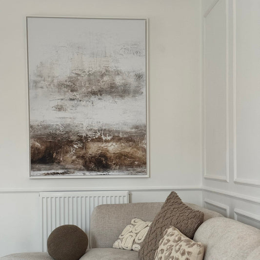 Echoes Portrait Framed Printed Canvas