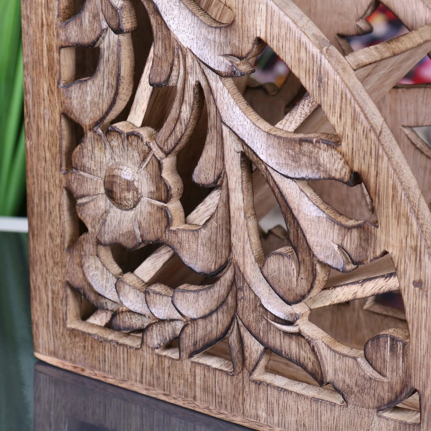 Yanam Wooden Remote Control Holder