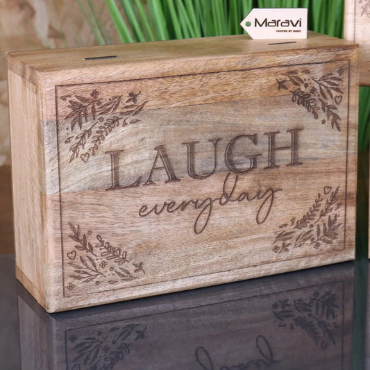 Noakh Live Laugh and Love Wooden Storage Boxes with Lids