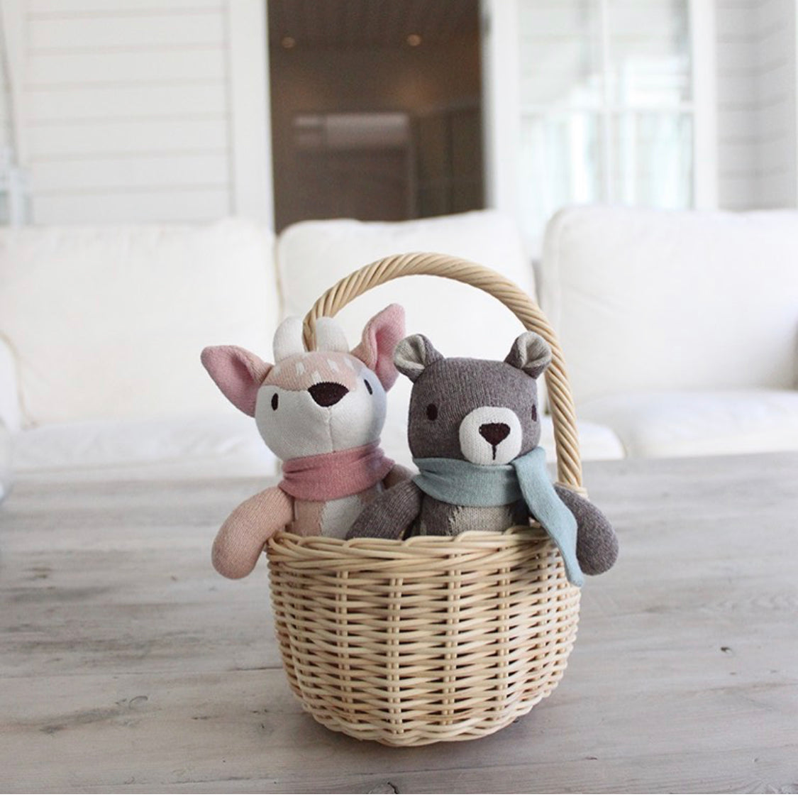 Fred The Bear Knitted Toy