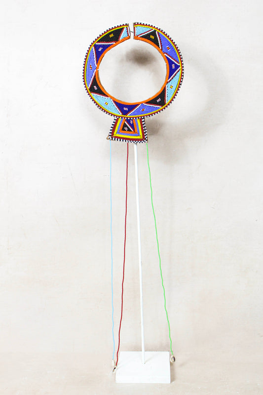 Kenya Maasai beaded Necklace - M4