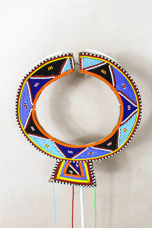 Kenya Maasai beaded Necklace - M4