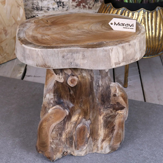 Tree Root Side Table Plant Stand