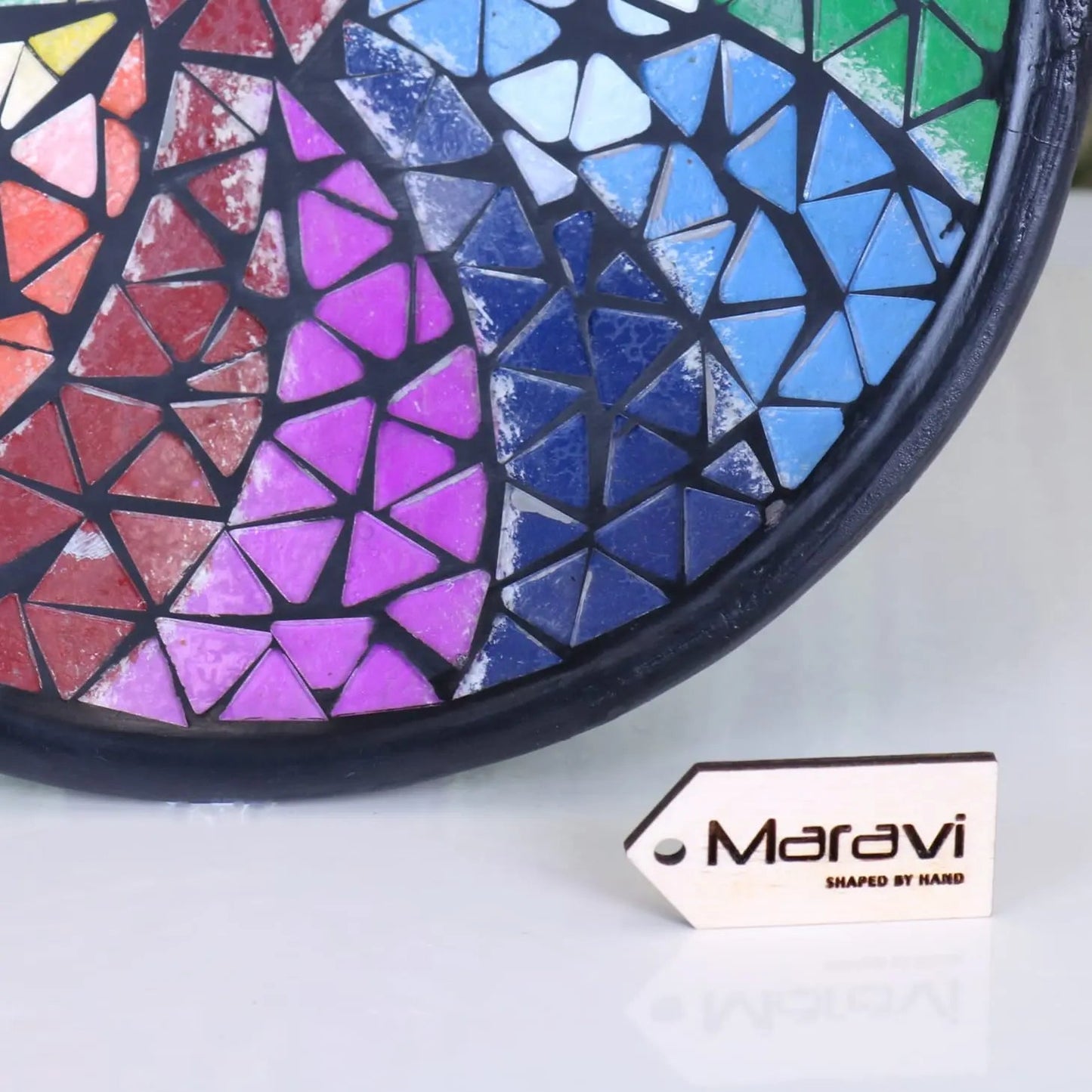 Dubdi Mosaic Bowl Rainbow Curve Design