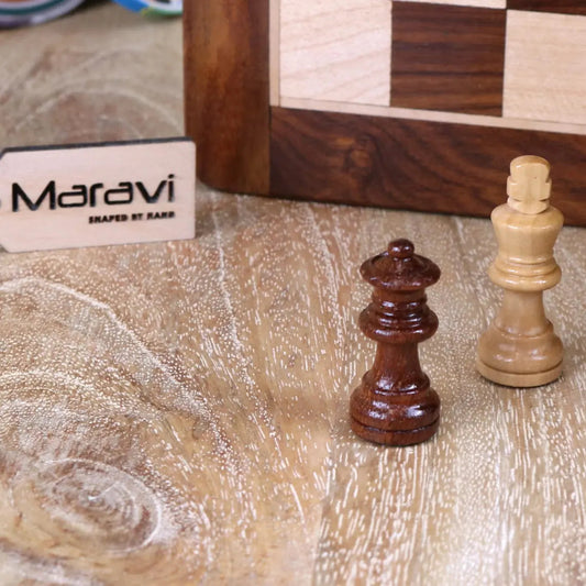 Shatranj Wooden Chess Set 26cm
