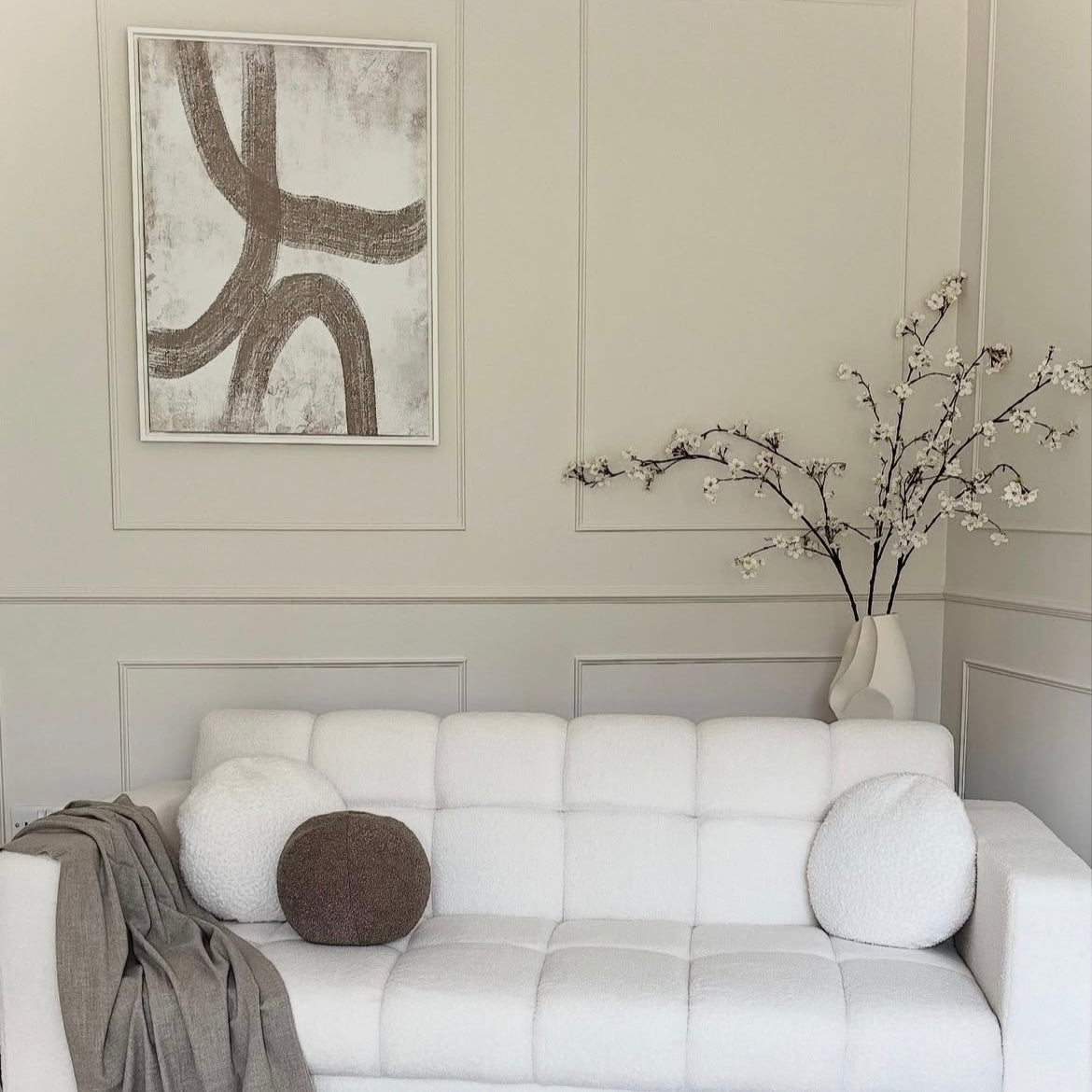 Myro I Portrait Framed Printed Canvas