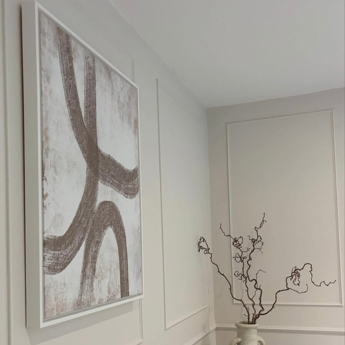 Myro I Portrait Framed Printed Canvas