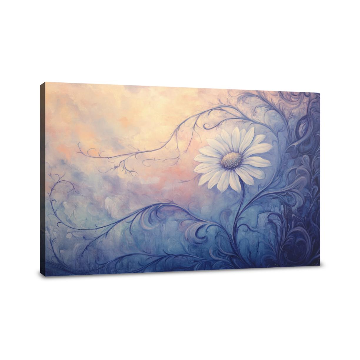 Melancholic Daisy Canvas