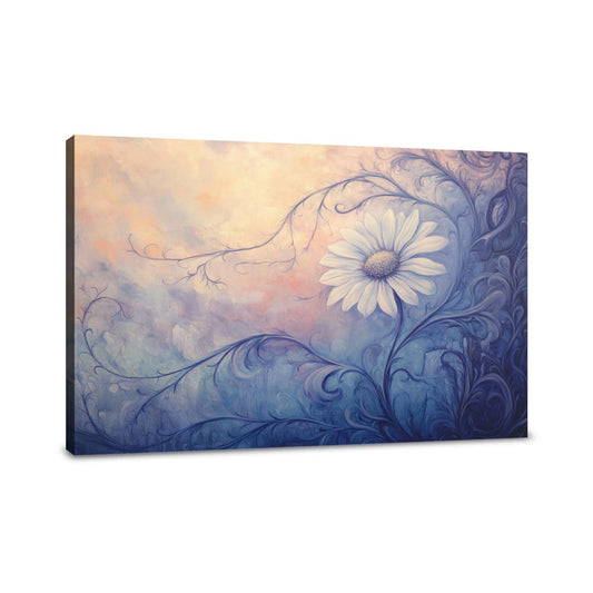 Melancholic Daisy Canvas