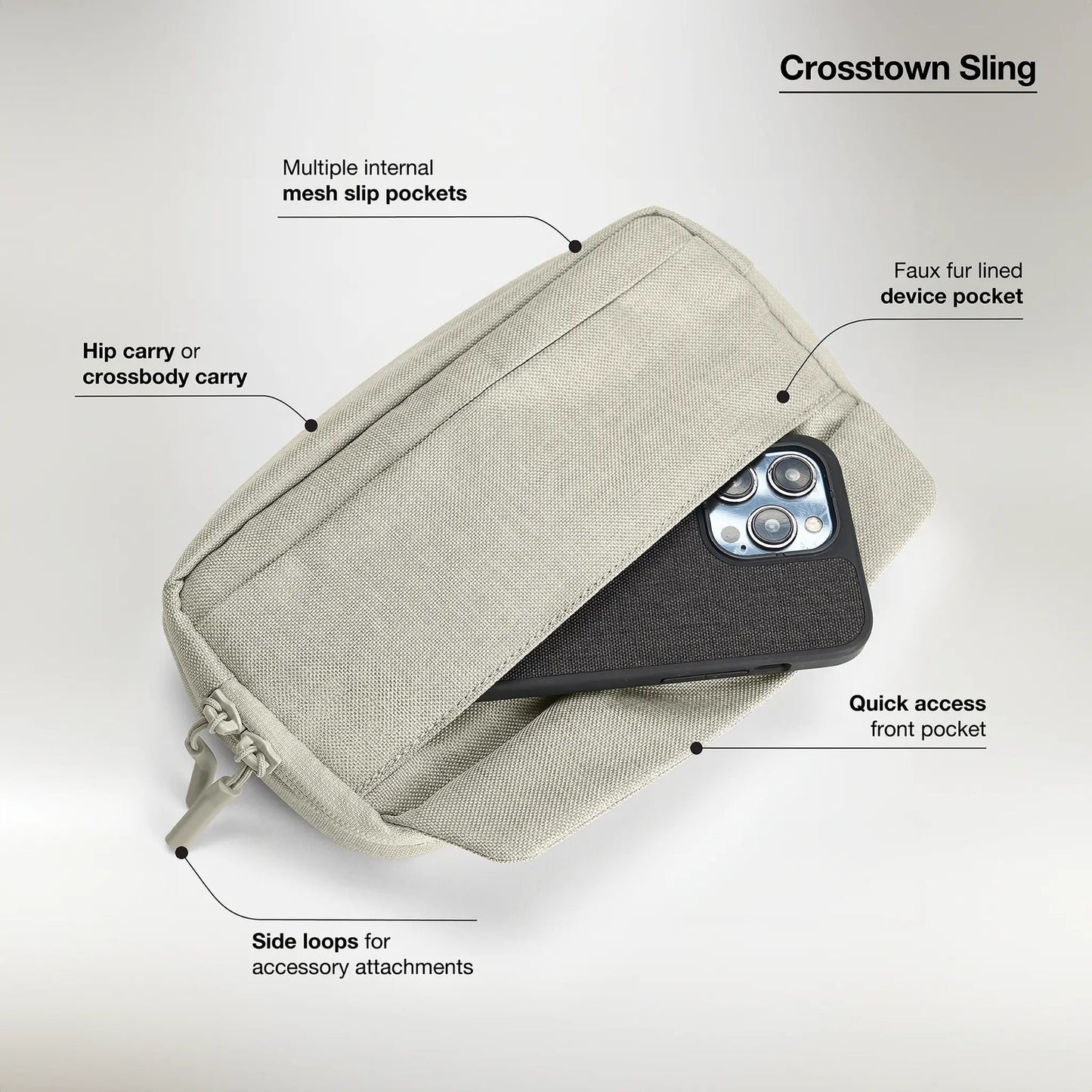 InCase Crosstown Sling with Woolnex