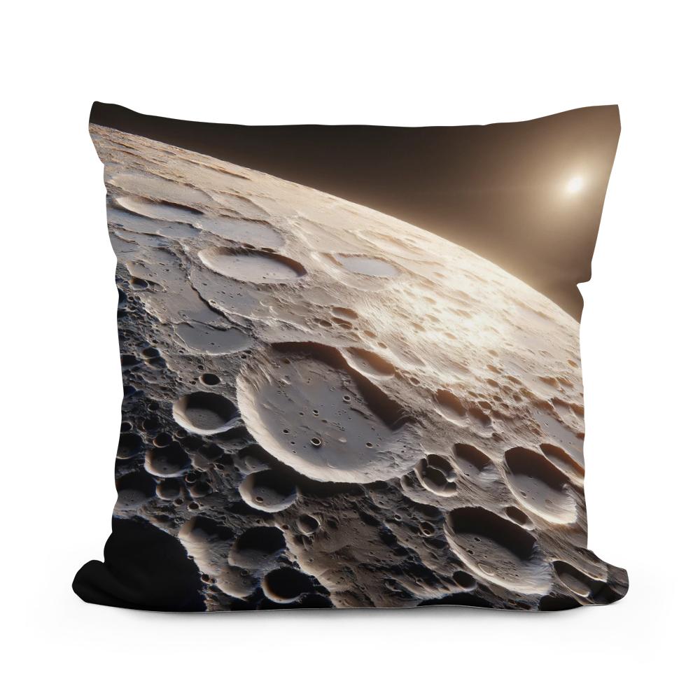 Mercury's Caloris Basin Brilliance Cotton Cushion