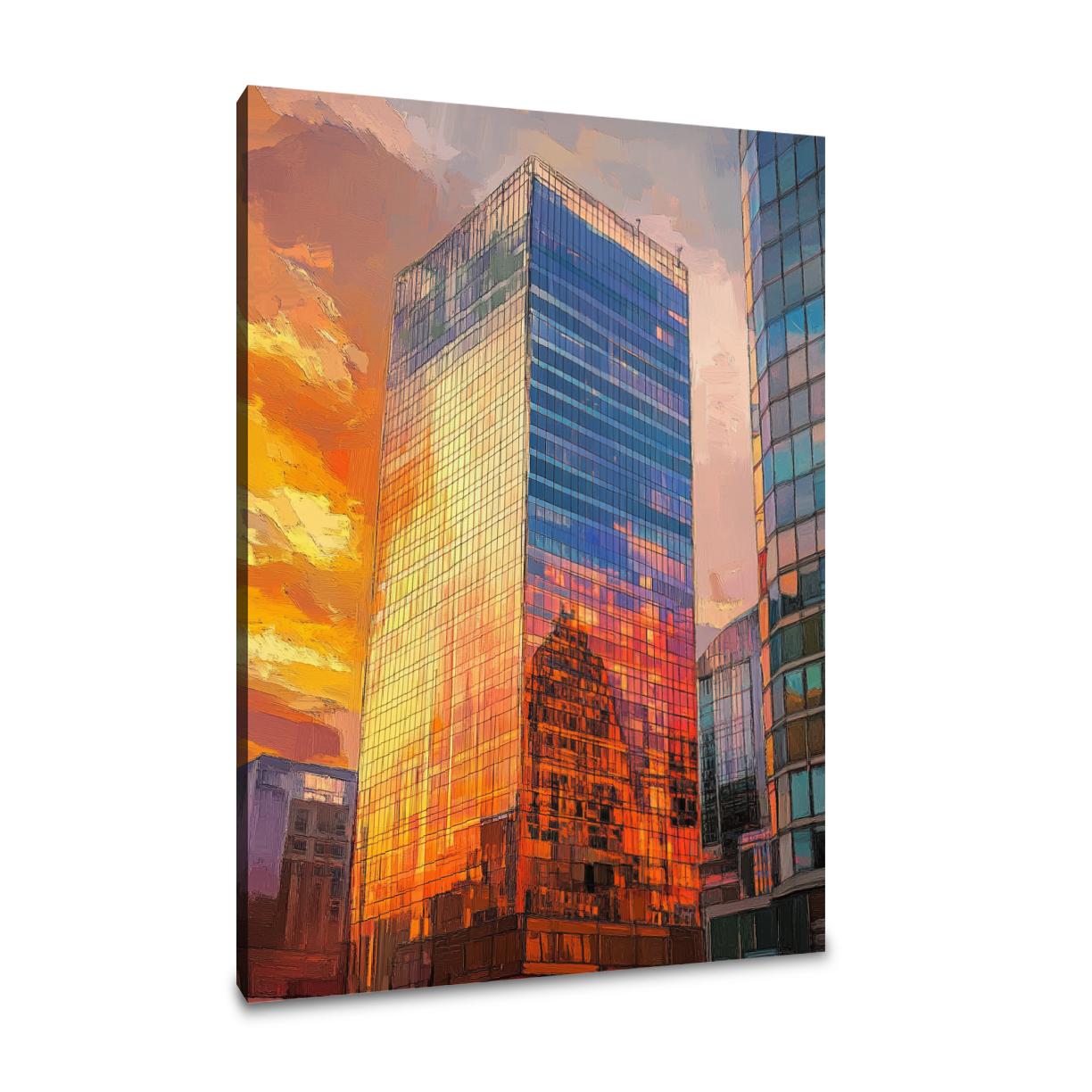 Canary Wharf Tower Canvas