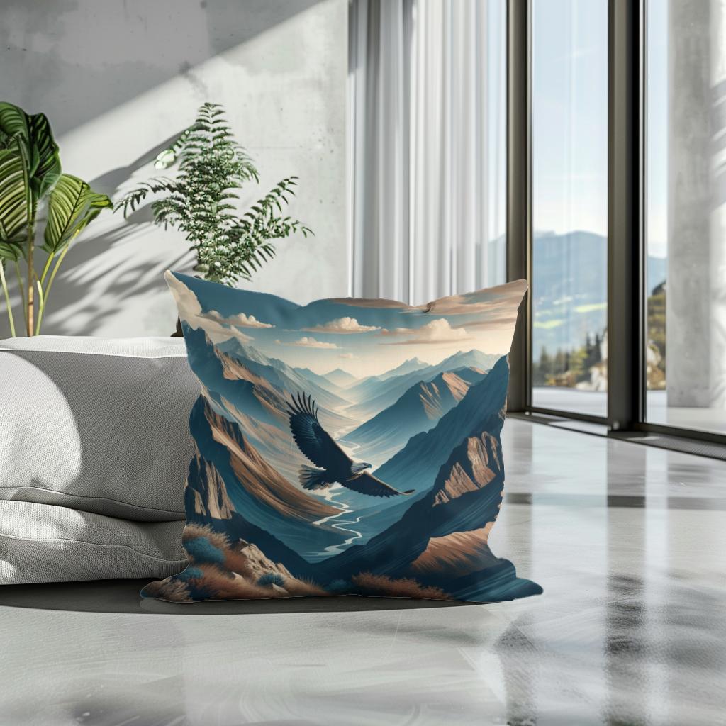 Soaring Heights Cotton Cushion