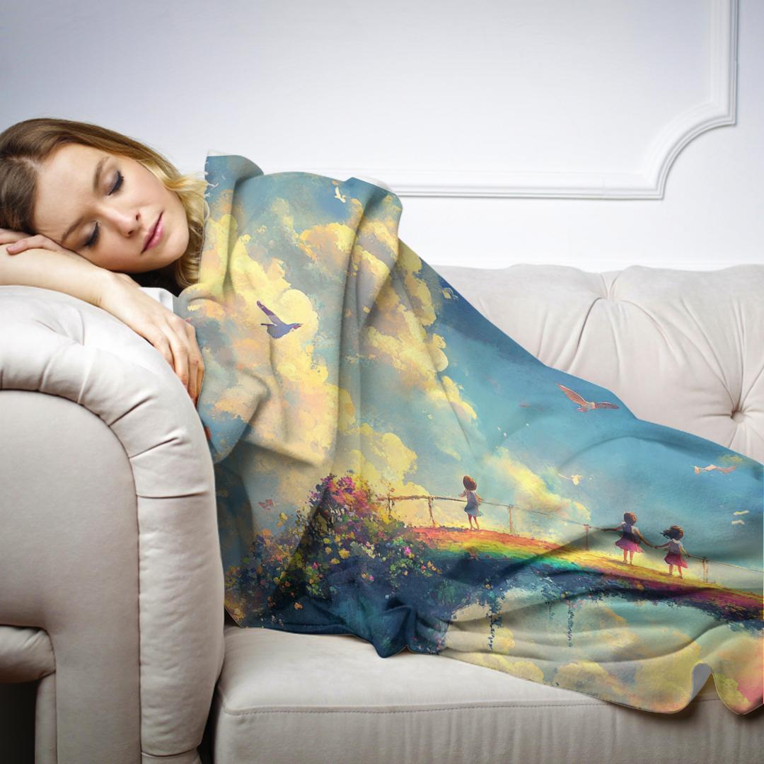 Rainbow Bridge Adventure Blanket