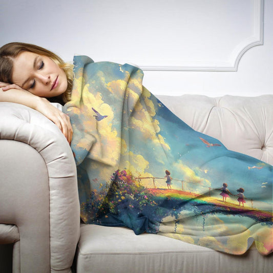 Rainbow Bridge Adventure Blanket