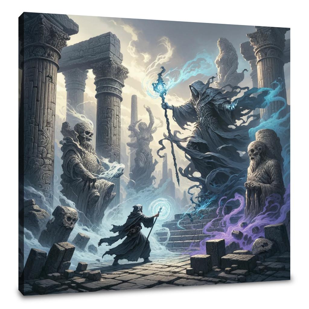 Ruins Duel Canvas