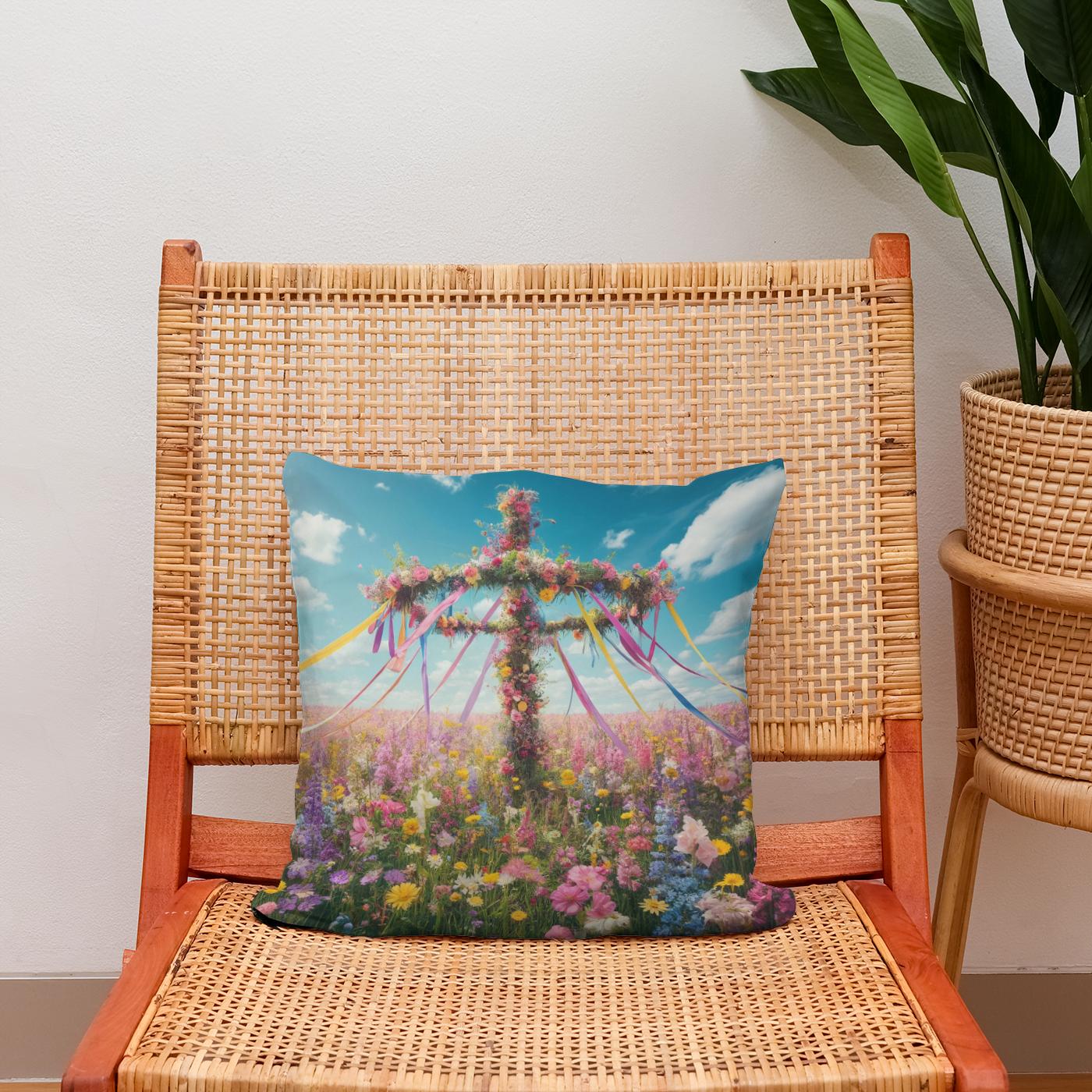 Midsummer Meadow Cotton Cushion