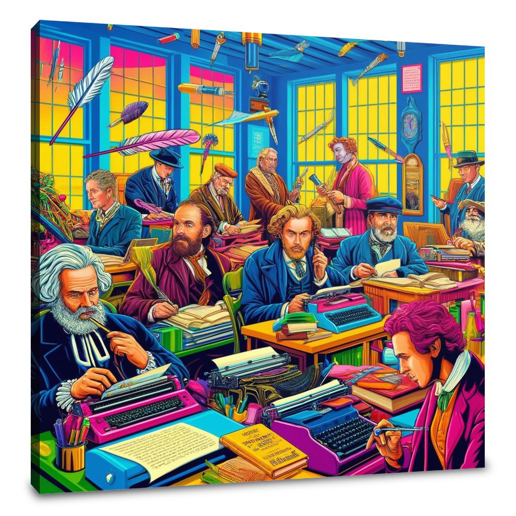 Literary Pop Canvas