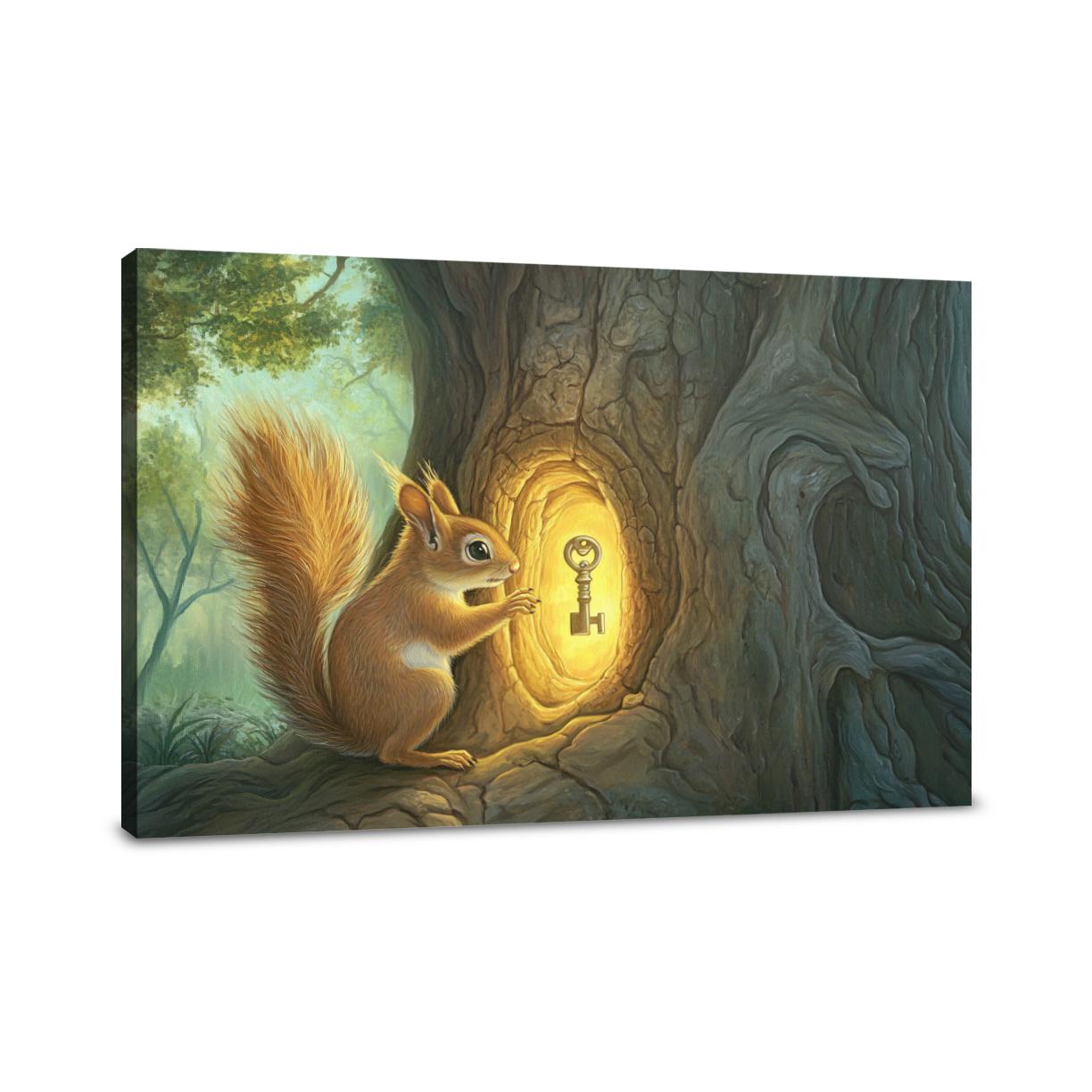 Squirrel's Secret Canvas