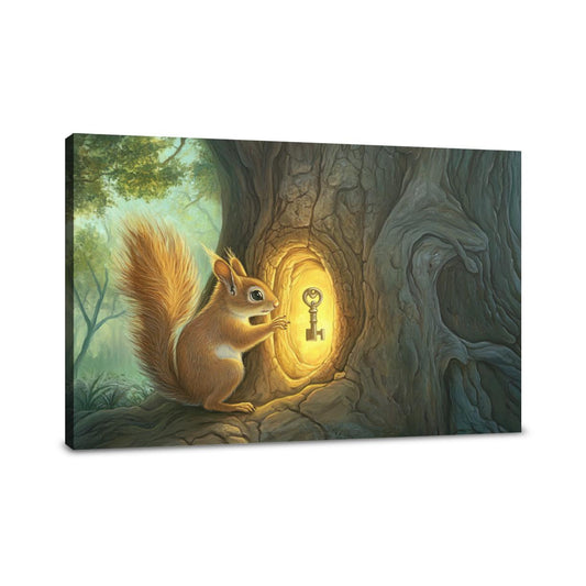 Squirrel's Secret Canvas