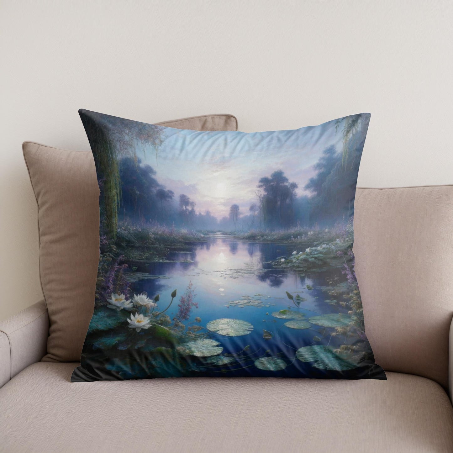 Mystical Waters Cotton Cushion