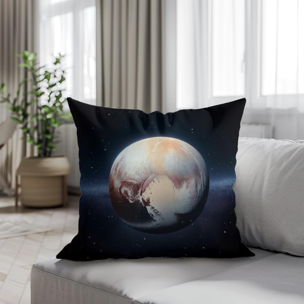 Pluto's Frozen Realm Cotton Cushion
