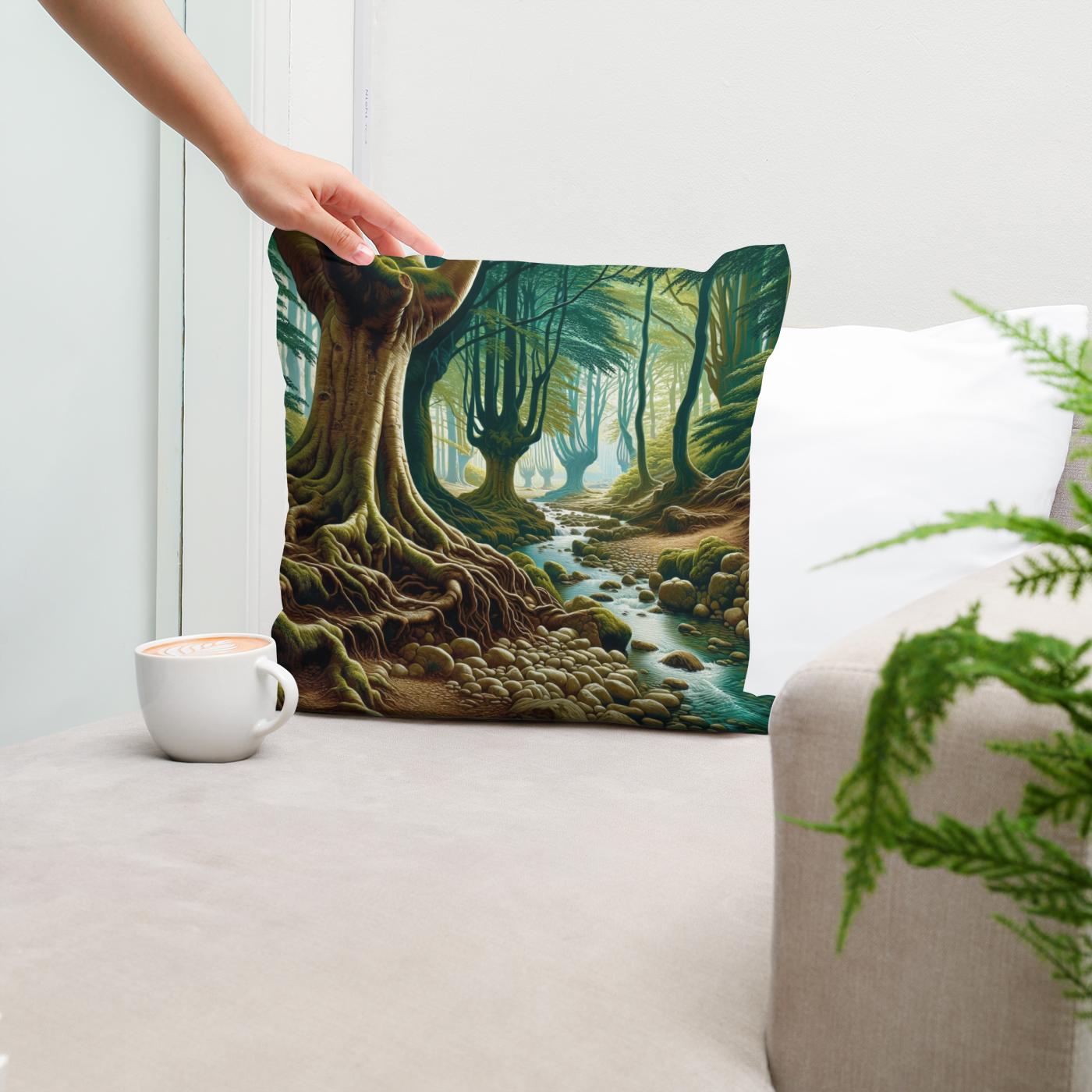 Enchanted Trail Cotton Cushion
