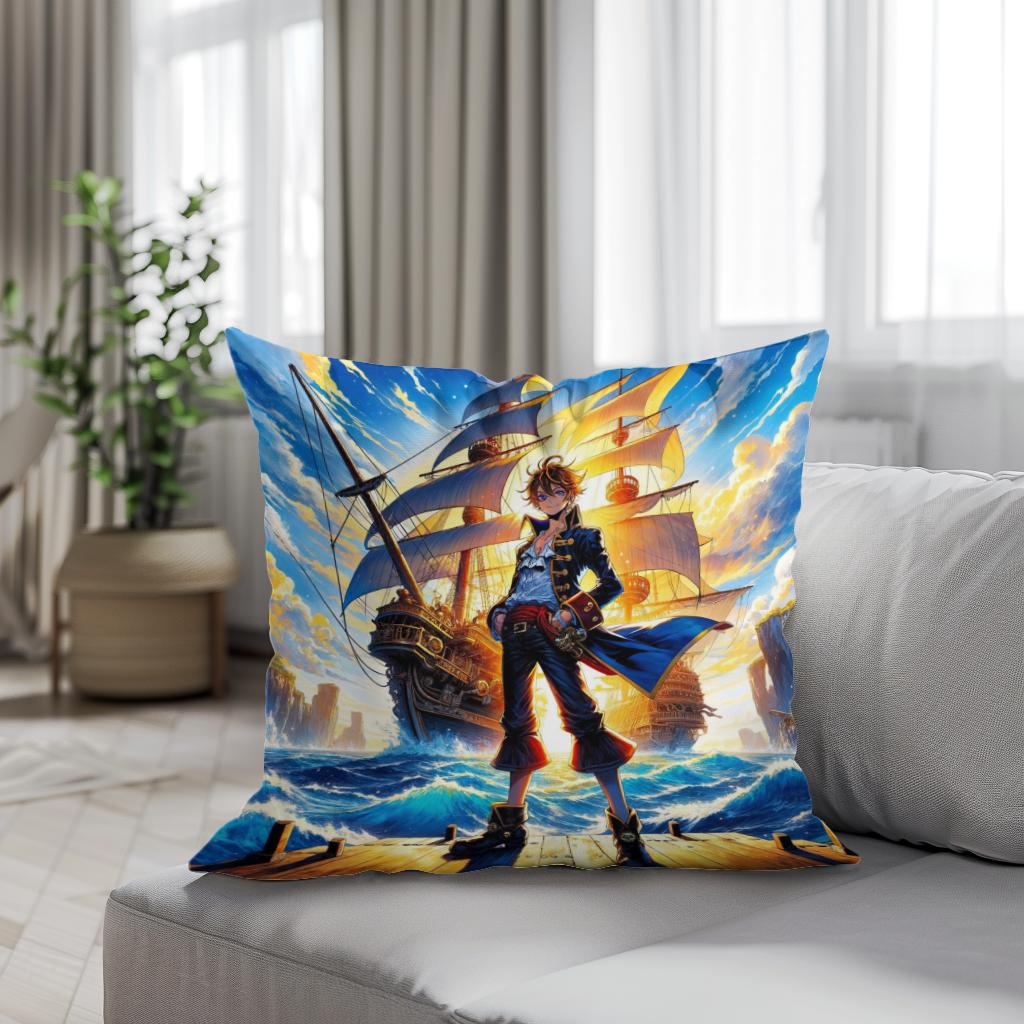 Voyage of the Brave Cotton Cushion