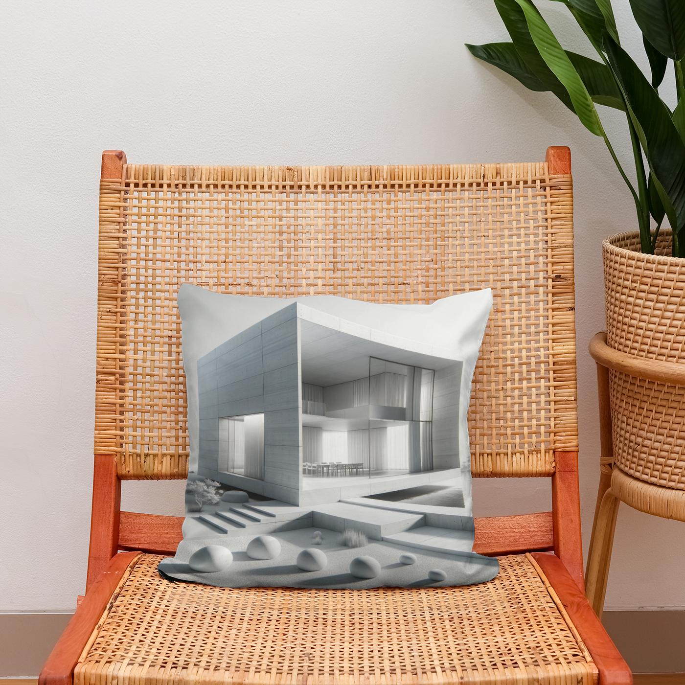 Zen Clarity Cotton Cushion