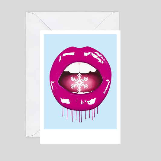 Sara Pope - Ice Pop -  Greetings Card