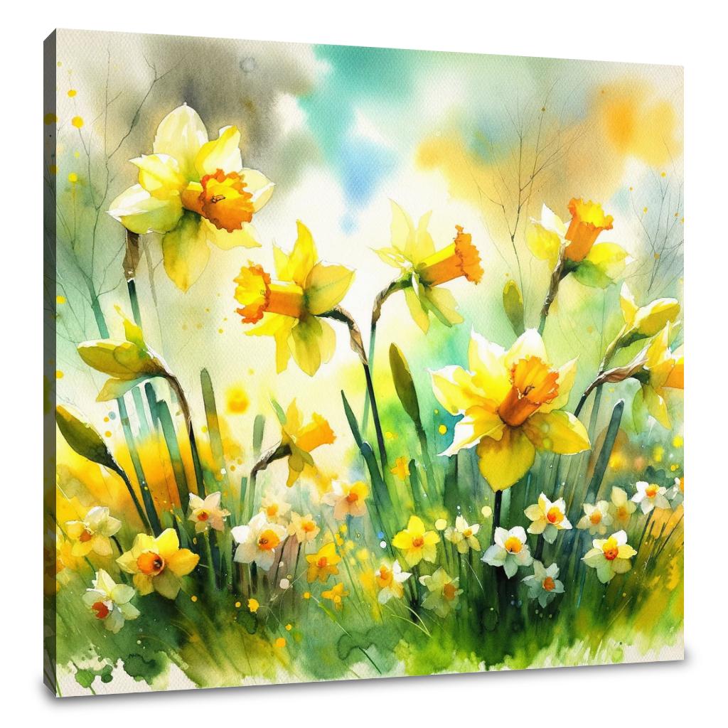 Spring's Joyful Dance Canvas