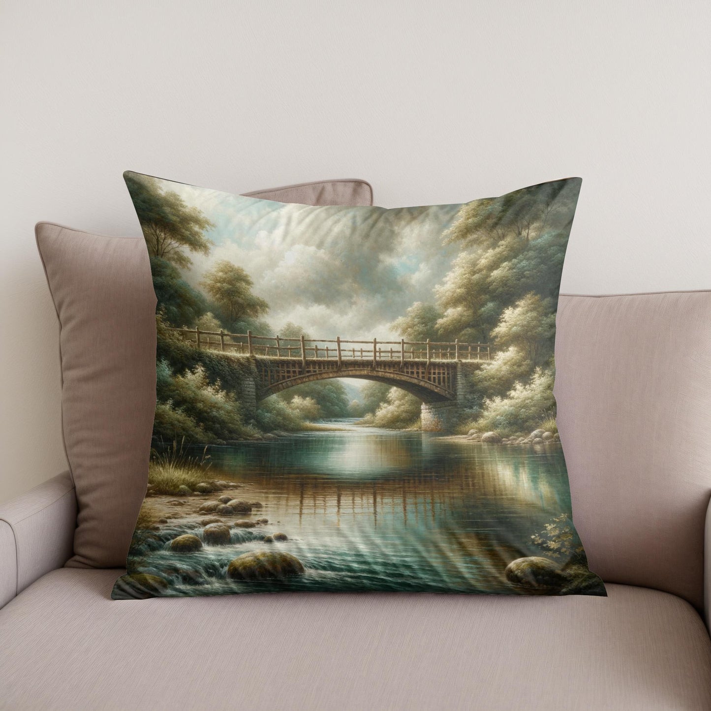 Nostalgic Echoes Cotton Cushion