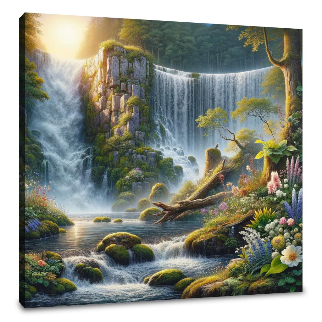 Waterfall Haven Canvas