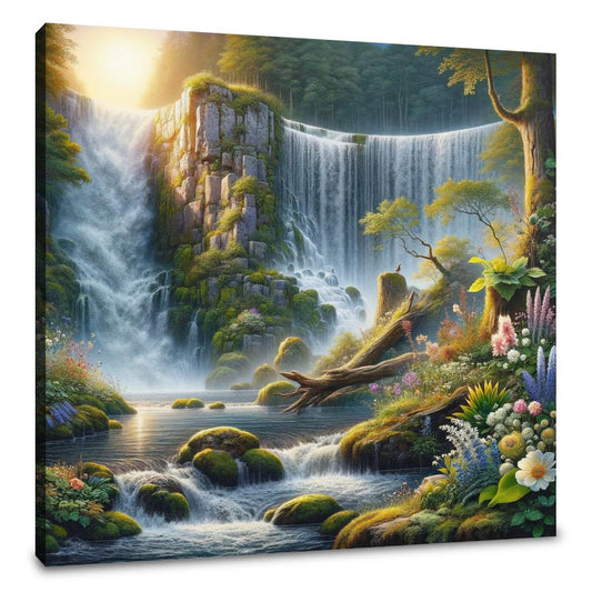 Waterfall Haven Canvas
