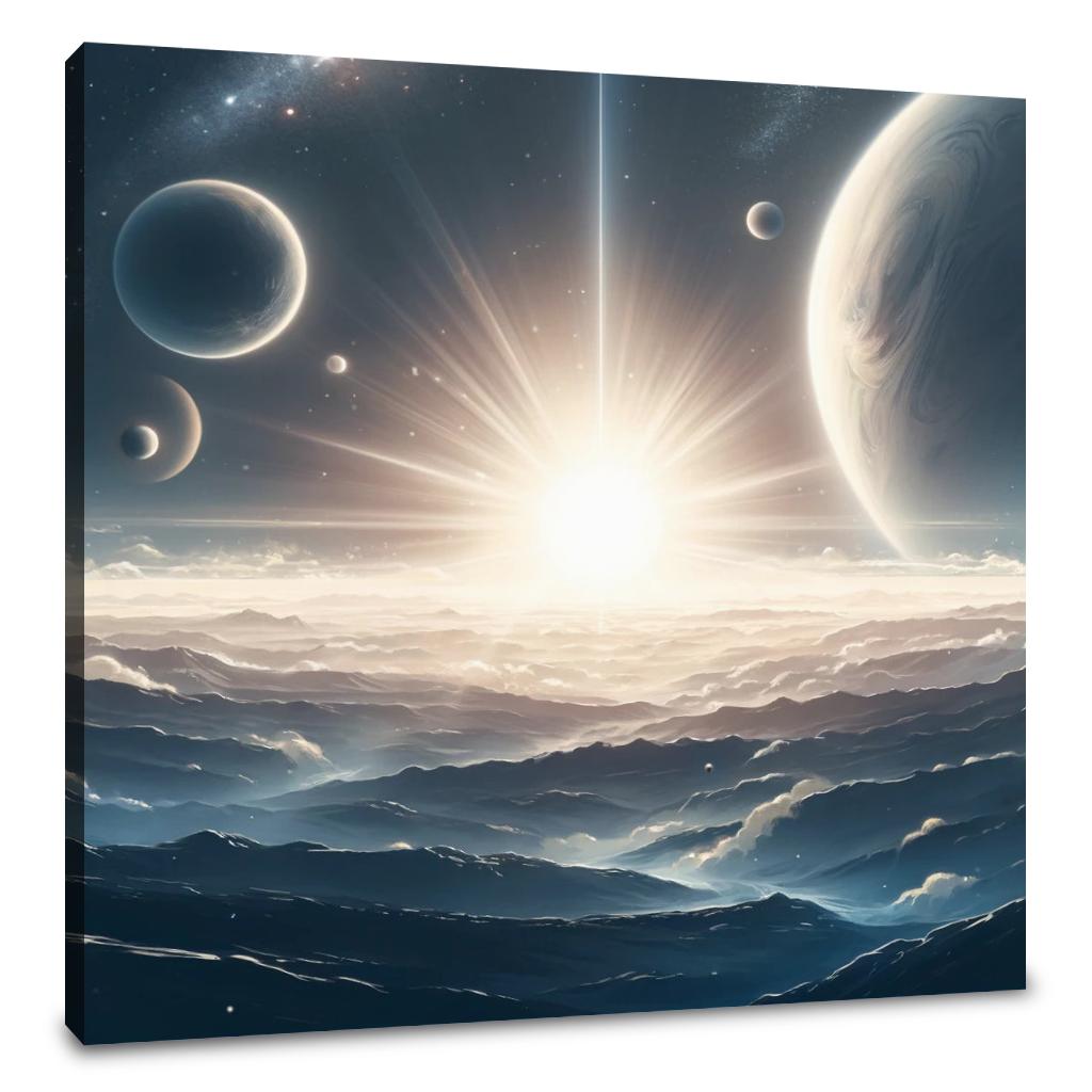 Planetary Vista Canvas