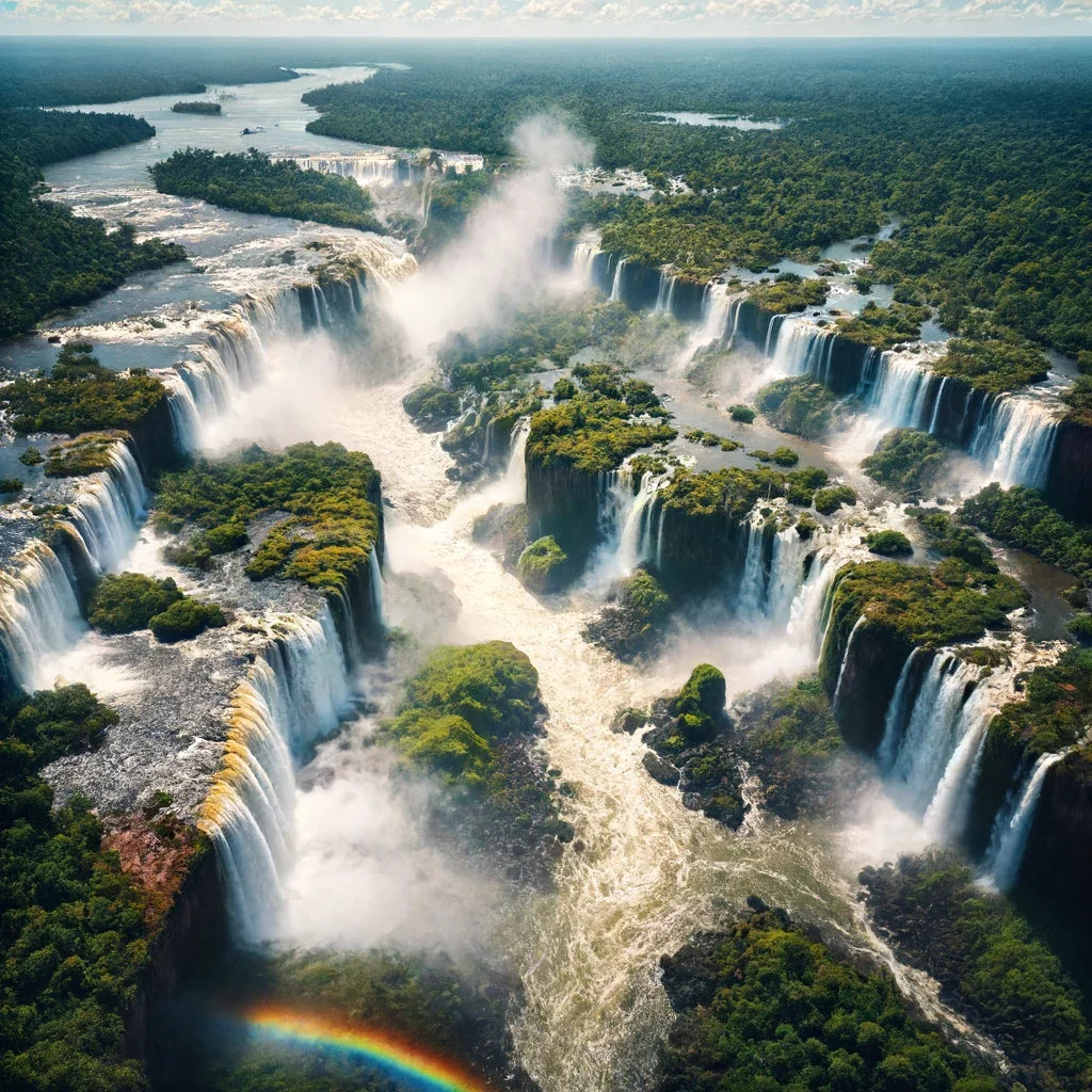 Iguazu Falls Panorama Canvas